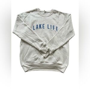 Lake Life Cozy Cream Sweatshirt